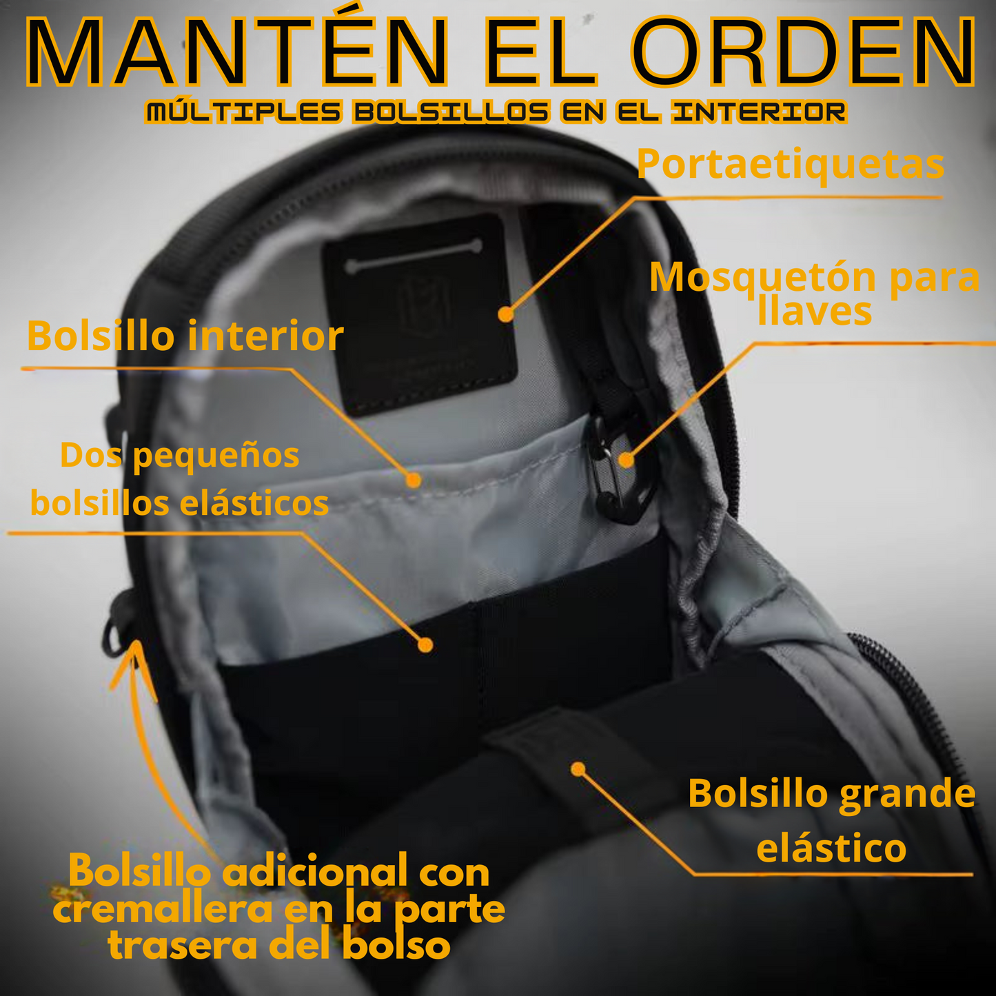 Bolsa de gimnasio magnetica
